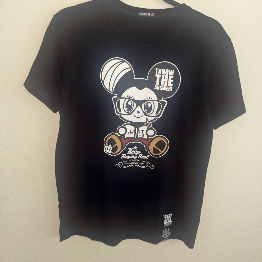 Stay Real T Shirt Size Medium